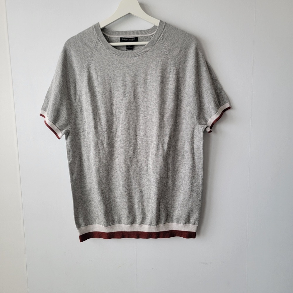 Banana Republic men's supima cotton crew neck sweater size XL short sleeve